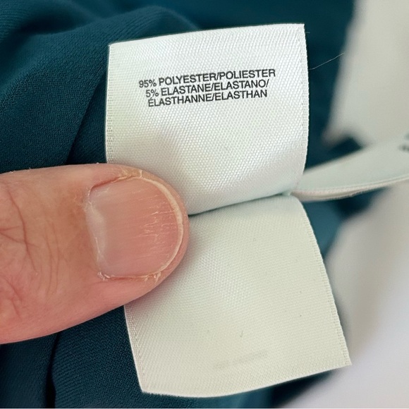 RACHEL Roy TEAL FAUX WRAP DRESS SIZE SMALL EUC - Picture 5 of 5